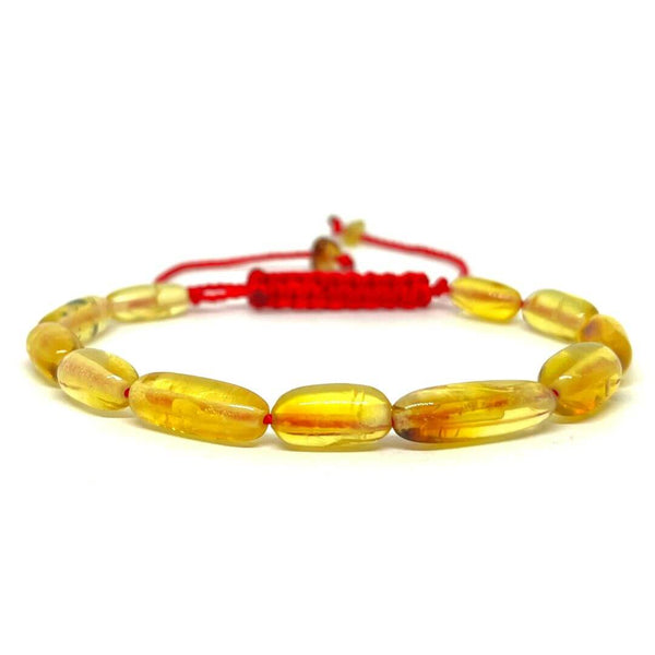 Chiapas Amber Bracelet in Pickle Shape