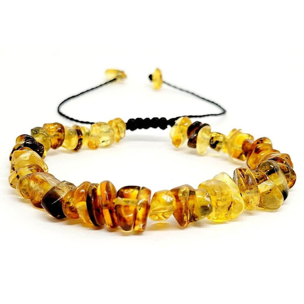 Chiapas Amber Bracelet in Chip Shape