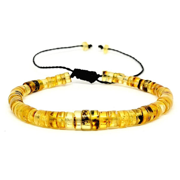 Chiapas Amber Bracelet in Pucas Shape